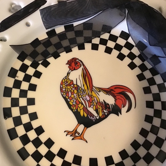 Decorative rooster plate - Picture 2 of 3